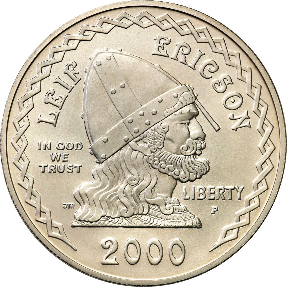 USA. Dolar 2000 P, Leif Ericson